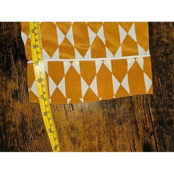 NWT Tory Burch Devi Pant in Gold Diamond Tile Size 6 - Picture 9 of 10